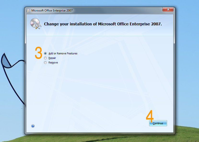 Remove Microsoft Office Enterprise 2007